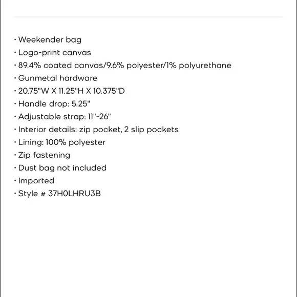 Michael Kors Harrison Logo Weekender Bag - Picture 2 of 10